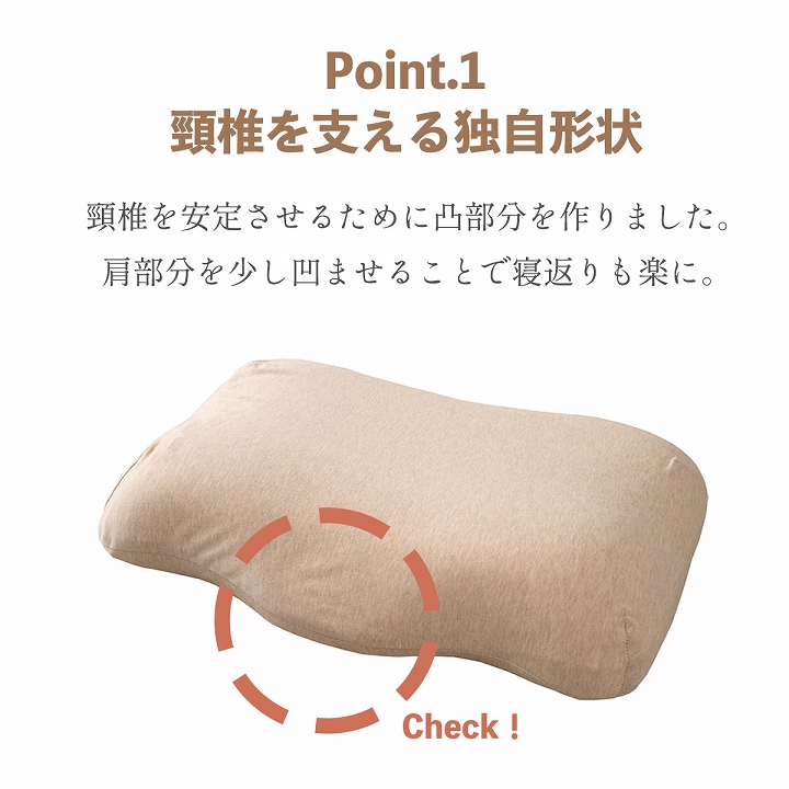 すやすや枕　肩こり首こり辛い方に！　矯正枕 首やすらぎ枕 枕 ピロー カバー付き 低反発枕 肩こり ストレートネック