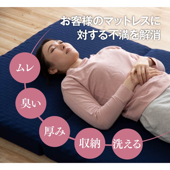 高通気・消臭ボリュームマットレス 寝具 マットレス 高反発 消臭 通気