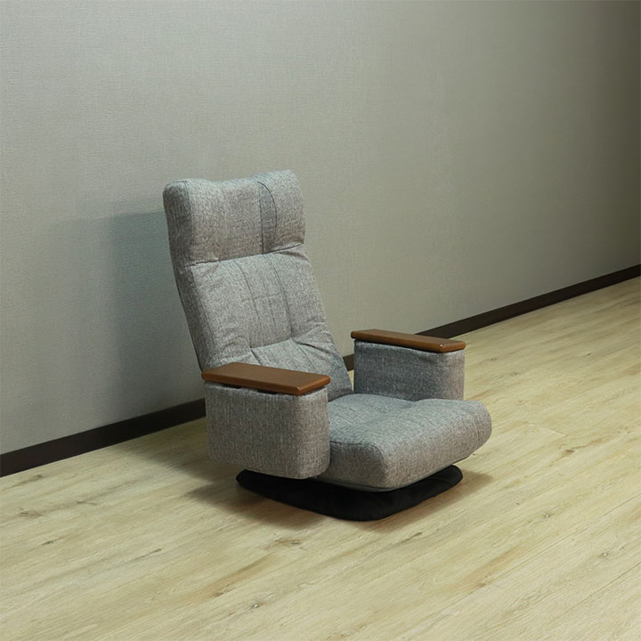 回転座椅子 アカネ 69×64-118×78(座面高20)cm【平インテリア産業 回転座椅子 アカネ 69×64-118×78(座面高20)cm【平インテリア産業