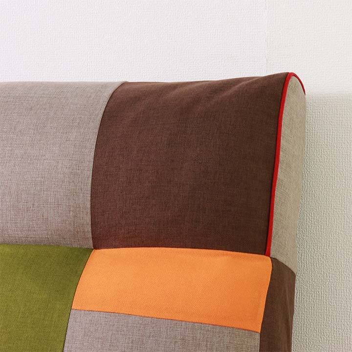 リラックスフロアソファ クロス 1P 90×97-152×78(座面高20）cm【平