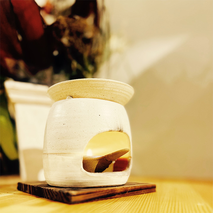 オリジナル常滑焼茶香炉 8×8×9cm【ThirdBay】 | 雑貨 | 卸・仕入れ